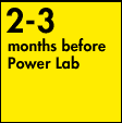 2 to 3 months before power lab